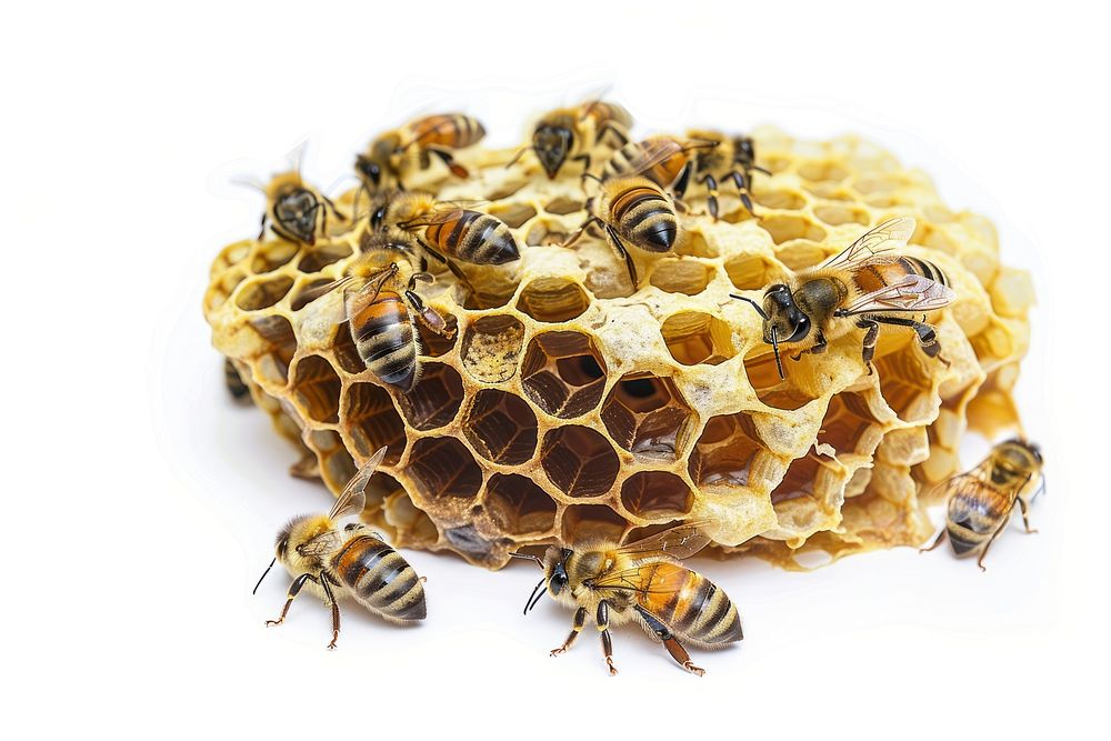 Invertebrate honeycomb bumblebee andrena.