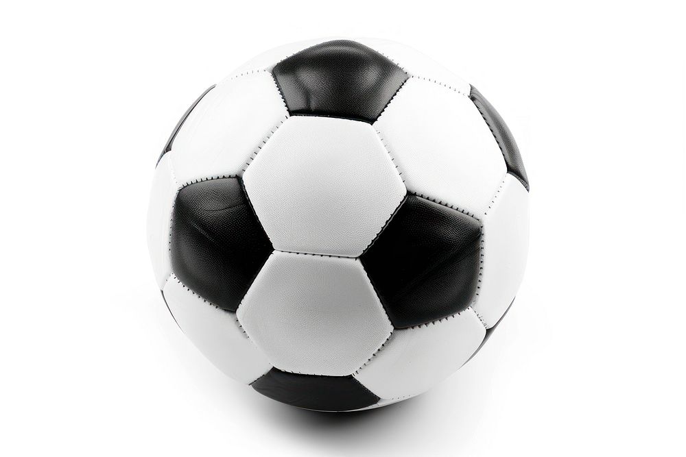 A soccer ball football sports black.