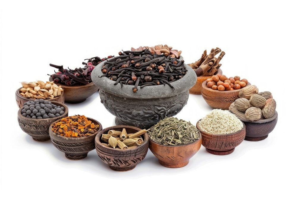 Ayurveda spice plant herbs.