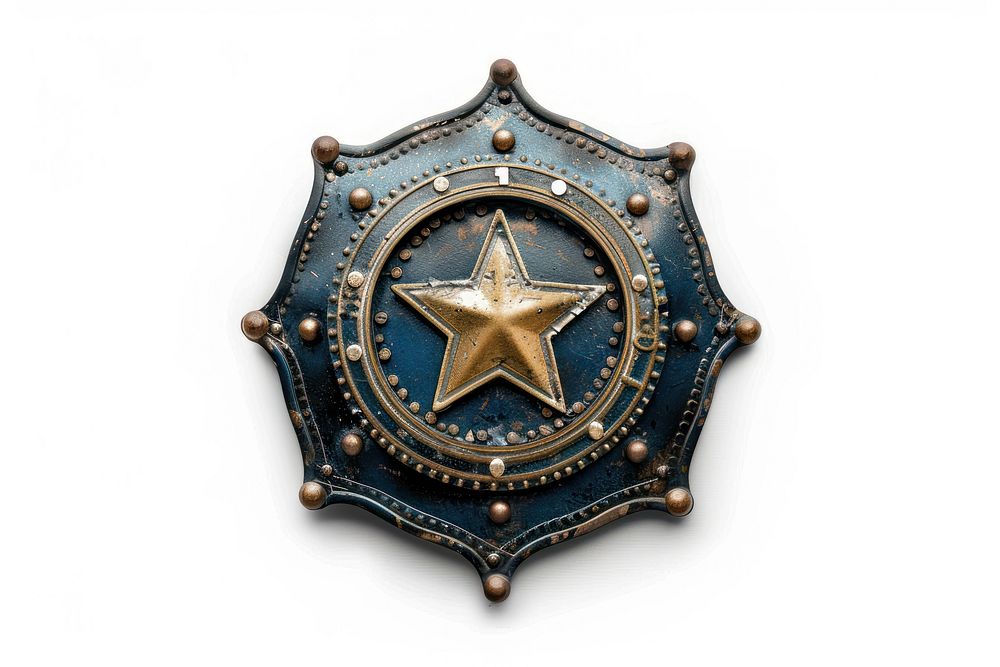 Badge symbol white background accessories.