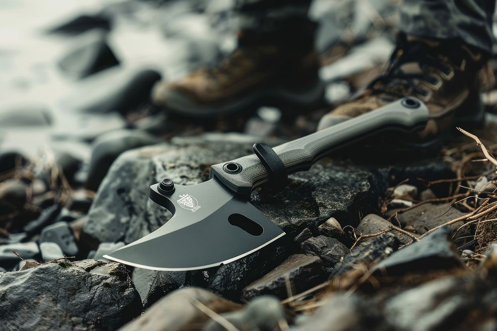 GERBER Survival axe weapon knife tool.