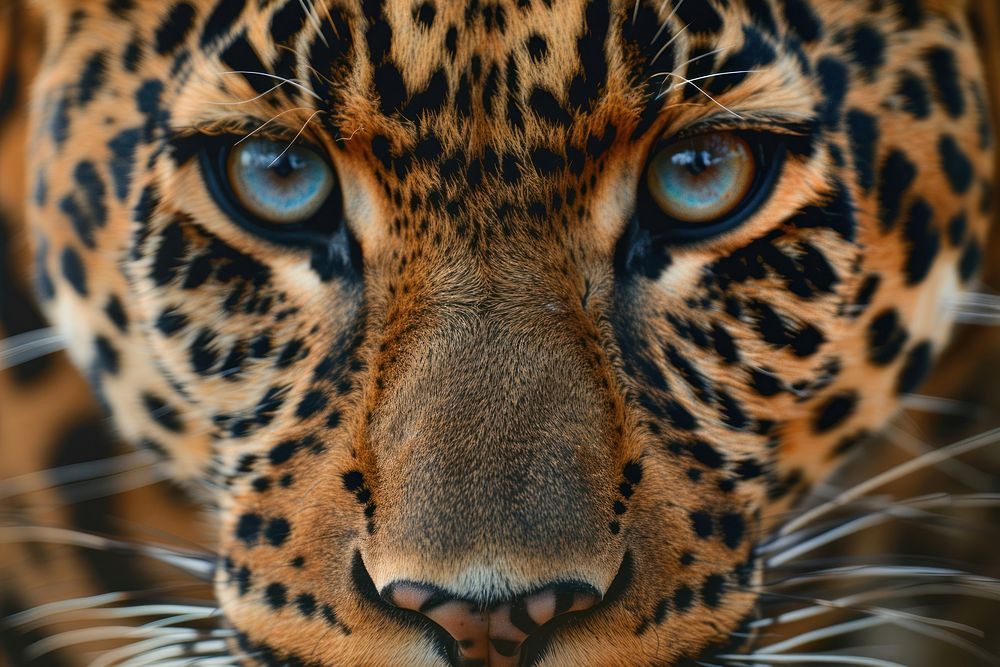 Leopard portrait closeup wildlife animal mammal.