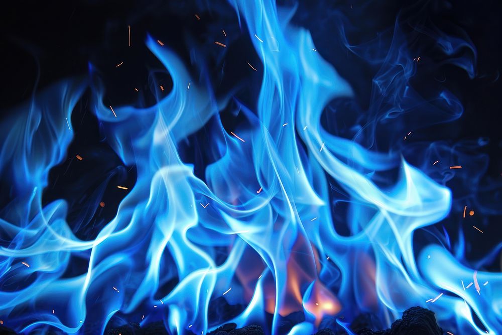 Mountain fire flame backgrounds bonfire blue.