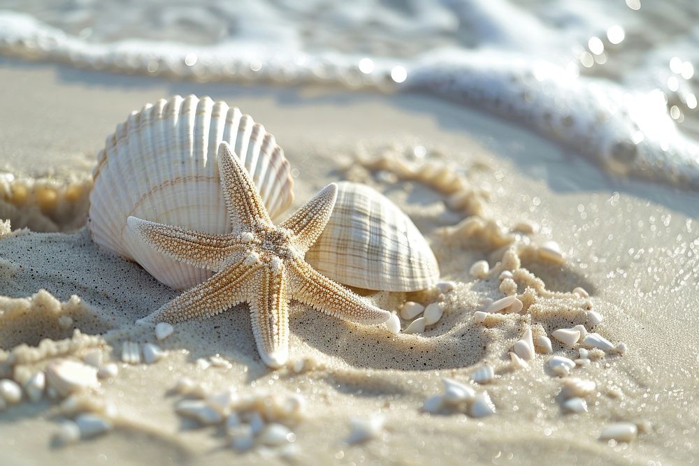 Summer seashell outdoors nature.