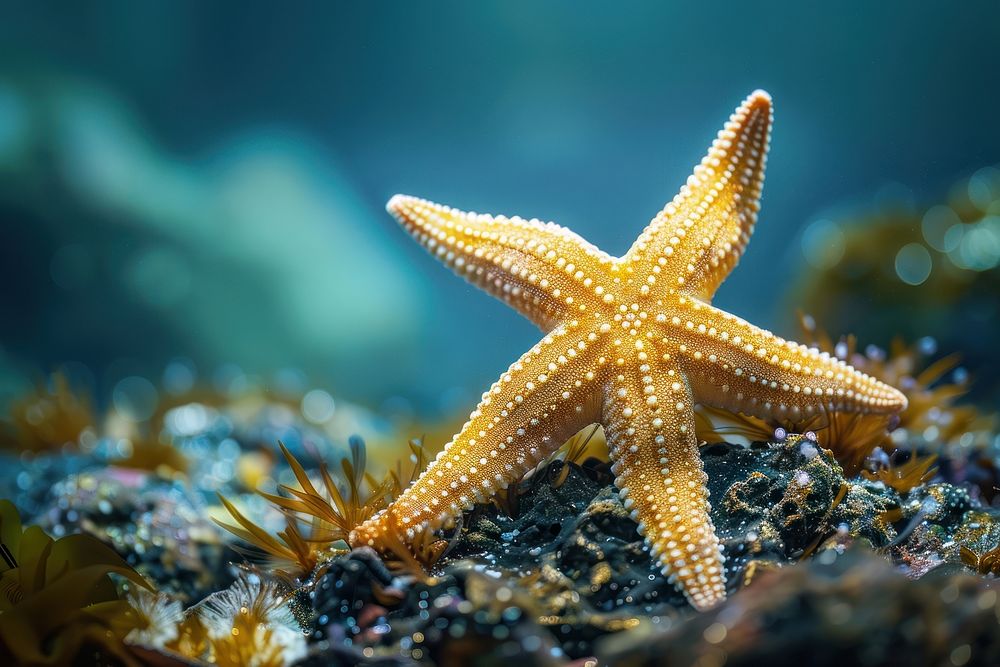 Starfish animal sea invertebrate.