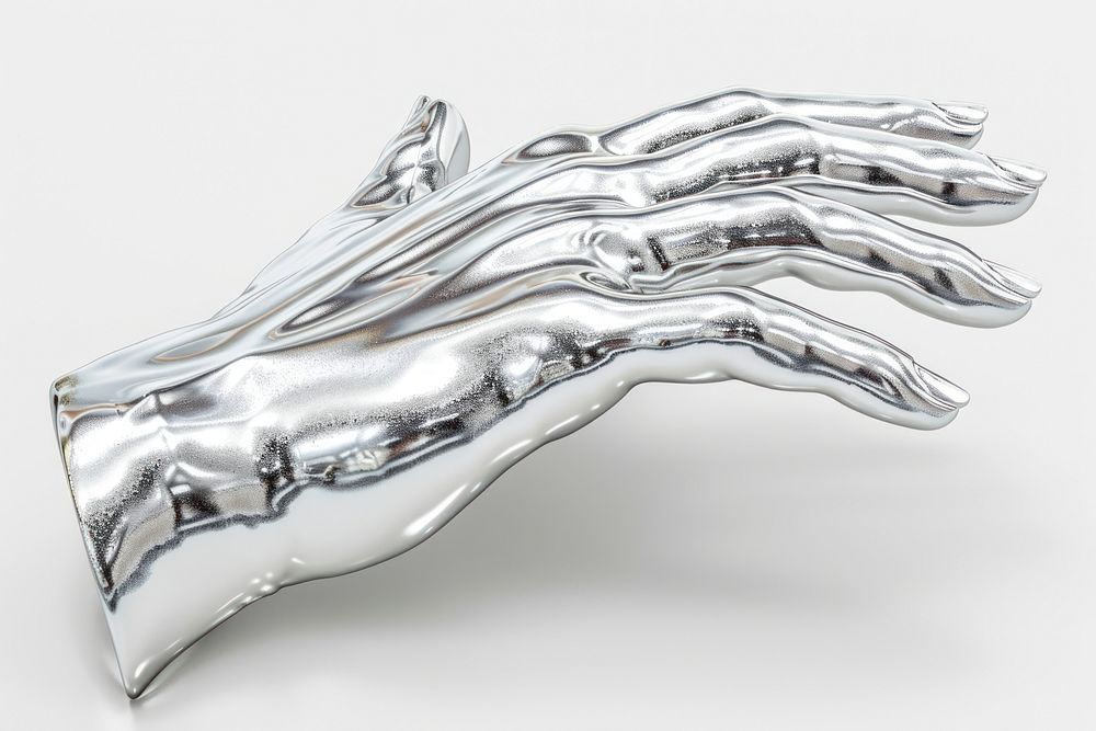 Hand silver electronics aluminium.