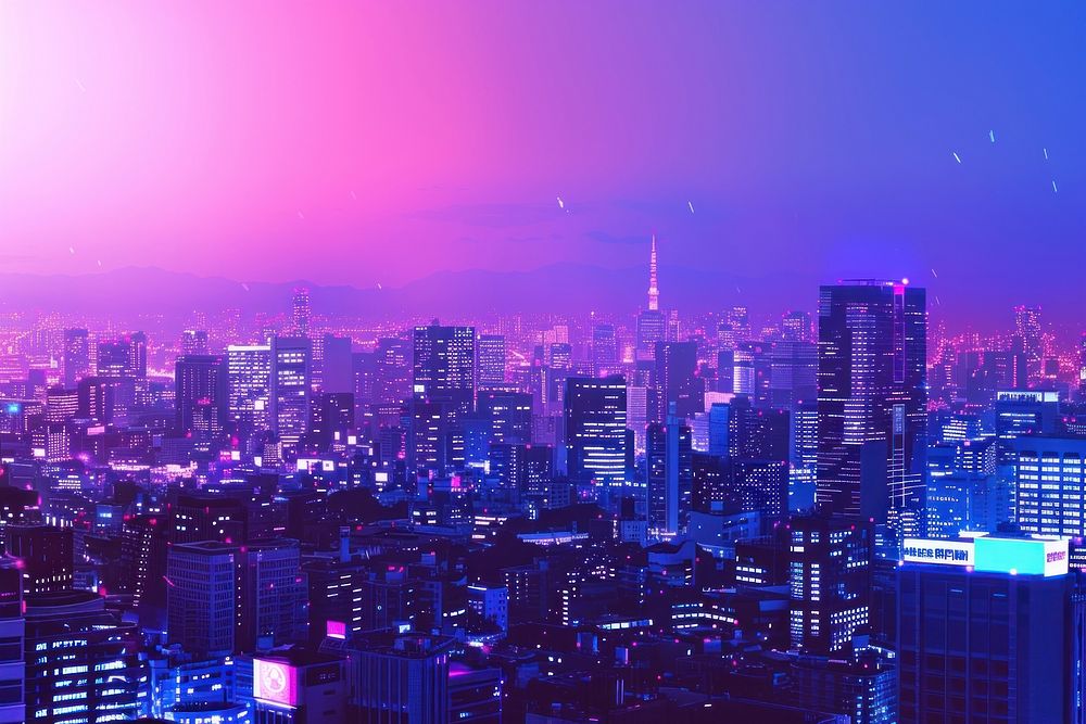 Cityscape of the modern Tokyo city cityscape architecture metropolis.
