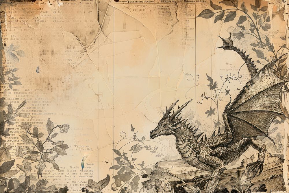 Dragon backgrounds drawing animal.
