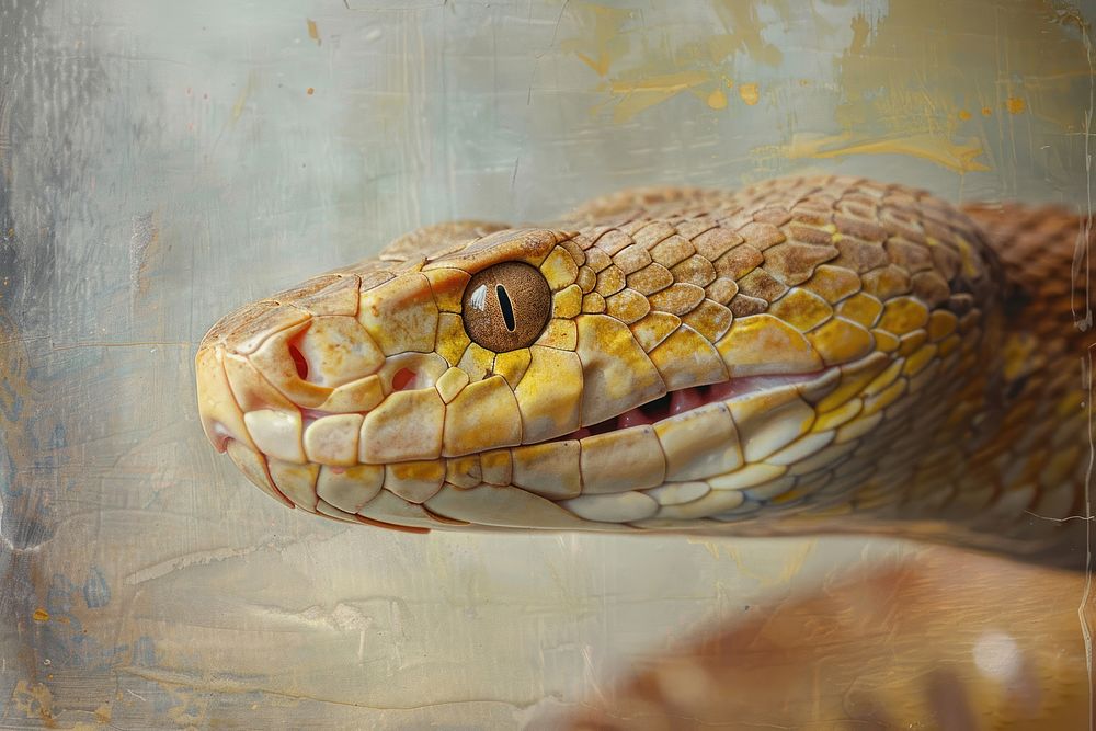 Snake reptile animal rattlesnake.