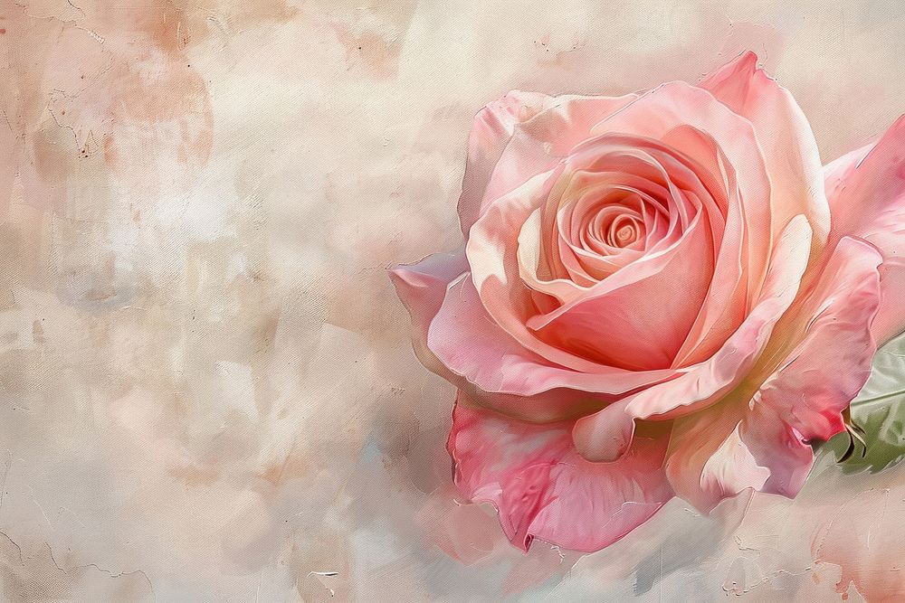 Pink rosa backgrounds painting flower.