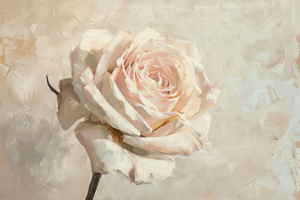 White rosa painting backgrounds flower.