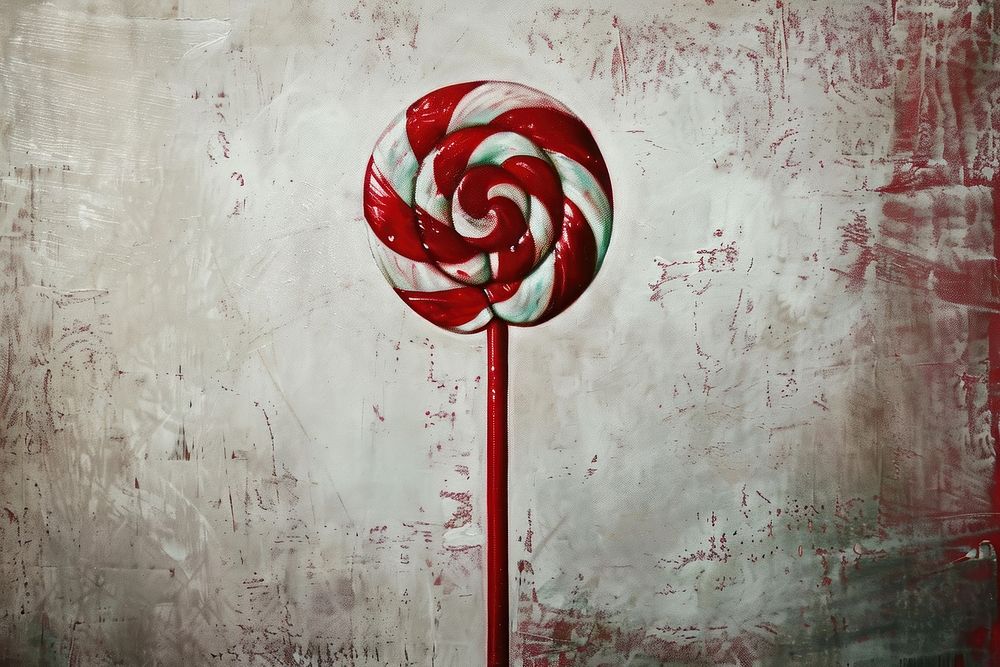 Close up on pale candy lollipop food confectionery.