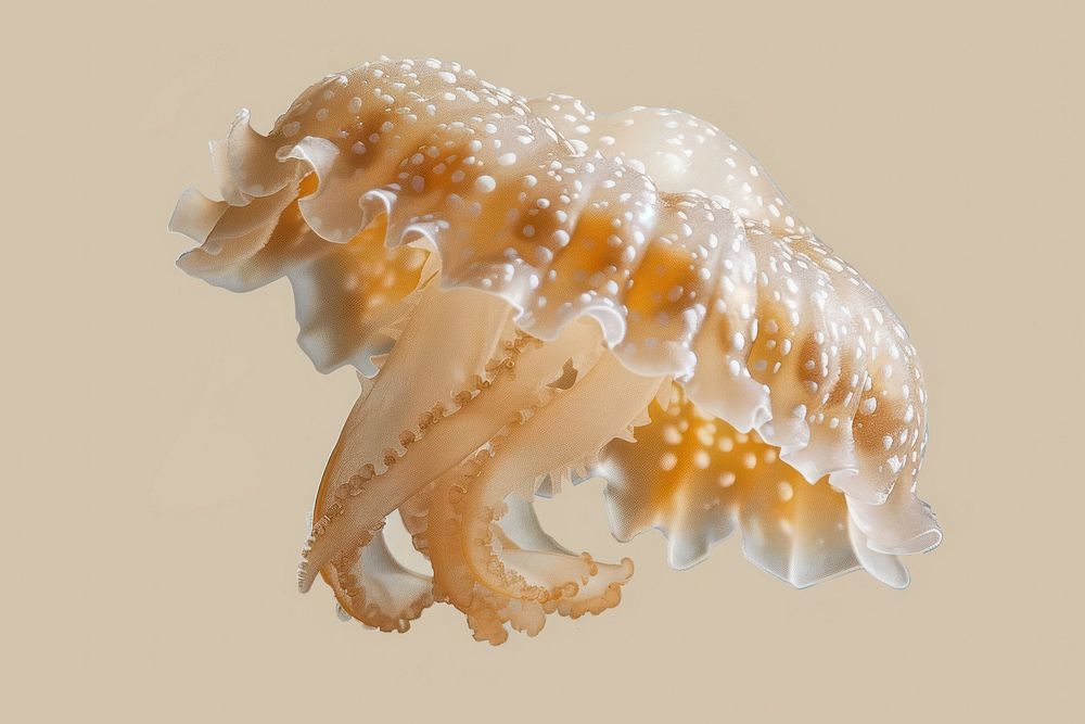 Yellow jelly jellyfish animal invertebrate.