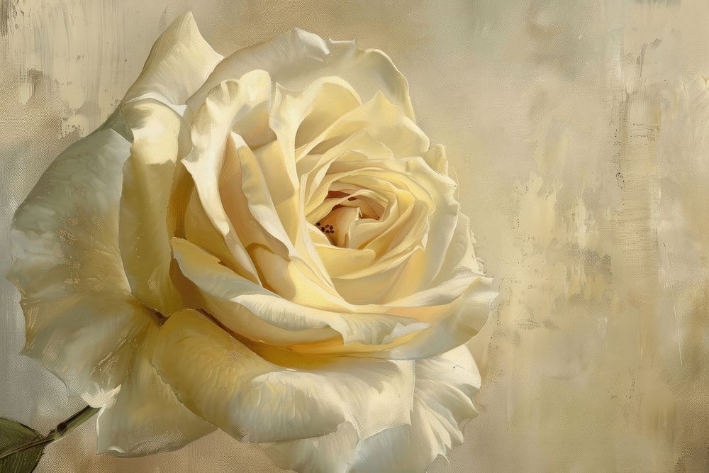 Yellow rosa backgrounds painting flower.