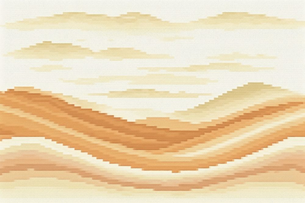 Cross stitch sand dunes backgrounds landscape outdoors.