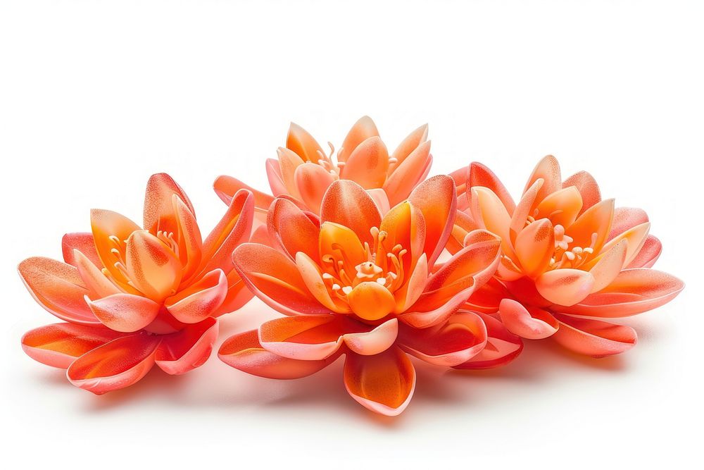 Orange lotus flower dahlia petal.