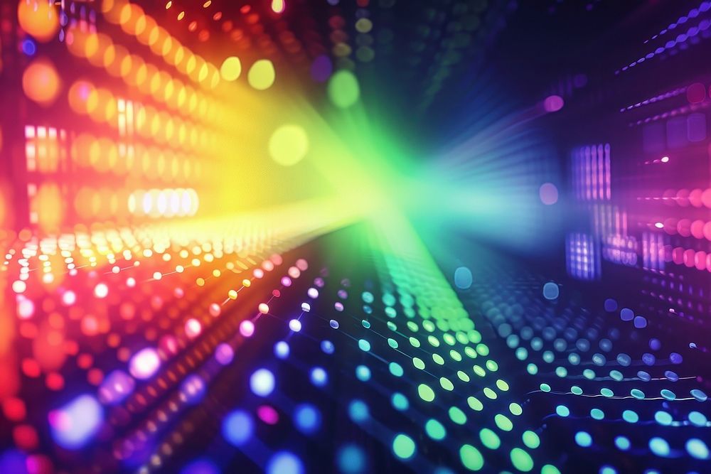 Abstract background with rainbow backgrounds technology light.