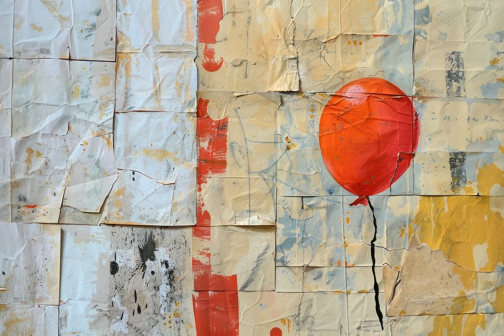 Balloon balloon art painting.