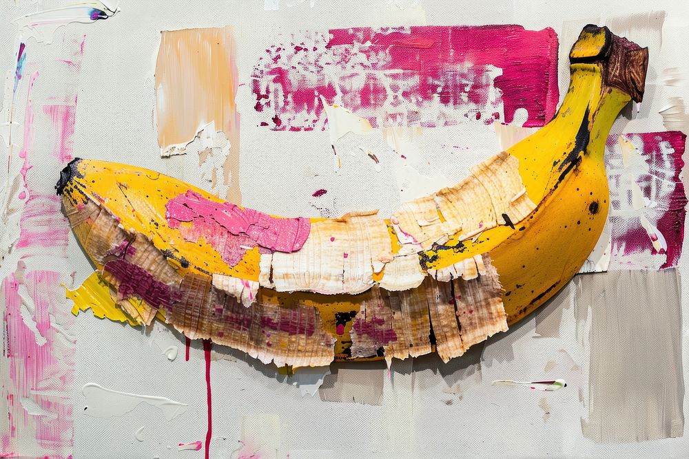 Banana food art creativity.