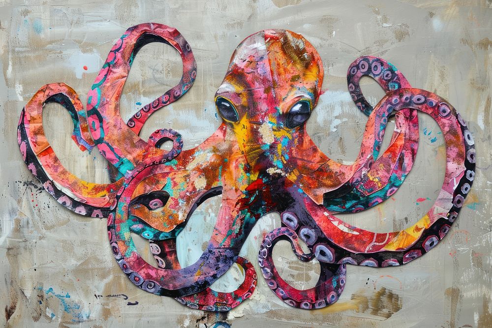 Octopus art painting octopus.