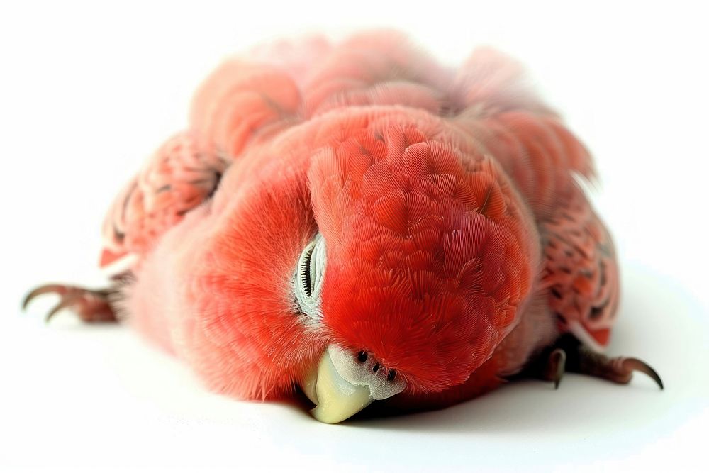 Sad baby love bird animal parrot beak.