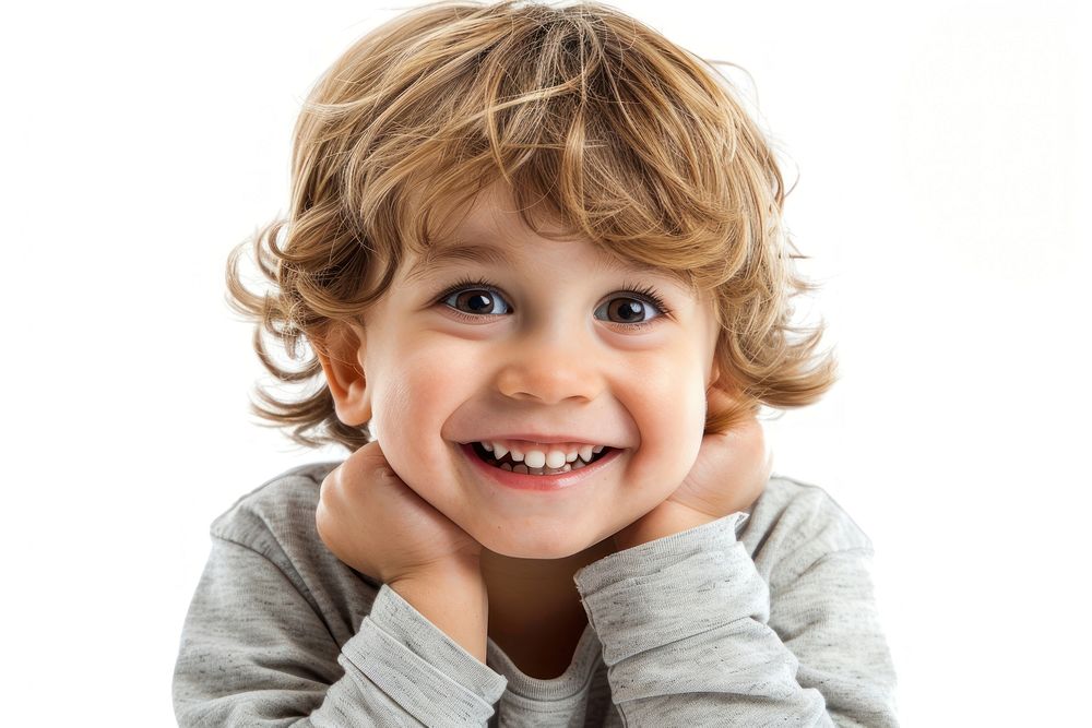 Adorable young happy boy photography portrait smile.