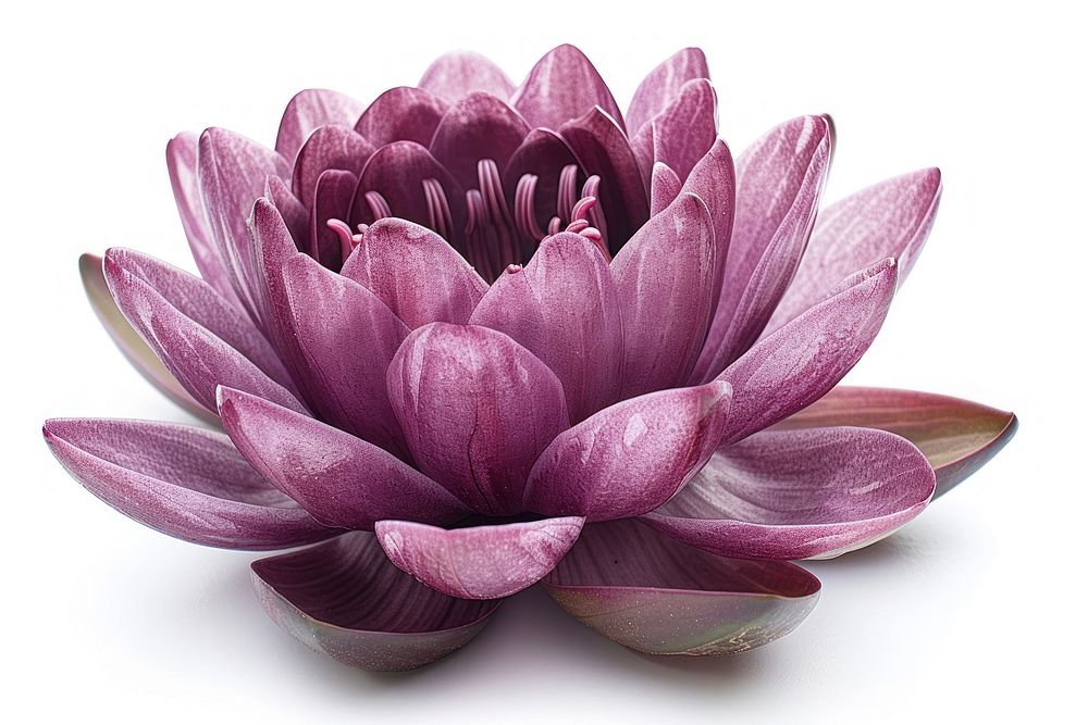 Purple lotus flower dahlia petal.