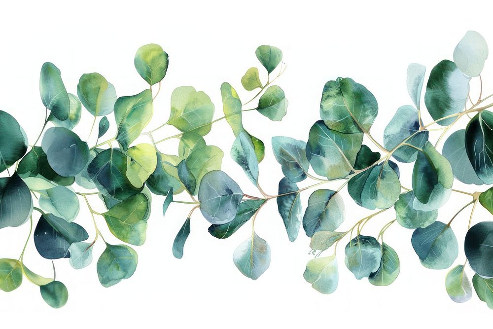 Eucalyptus leaves backgrounds plant leaf.