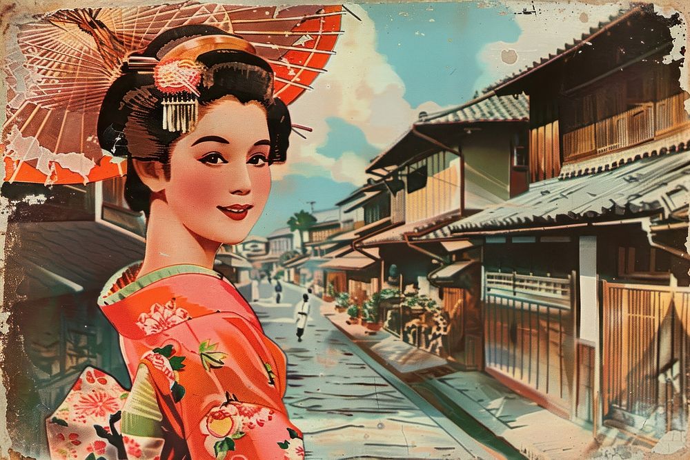 Kimono representation architecture tradition.