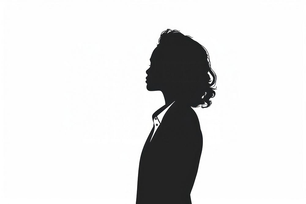 Businesswoman silhouette clip art backlighting adult black.