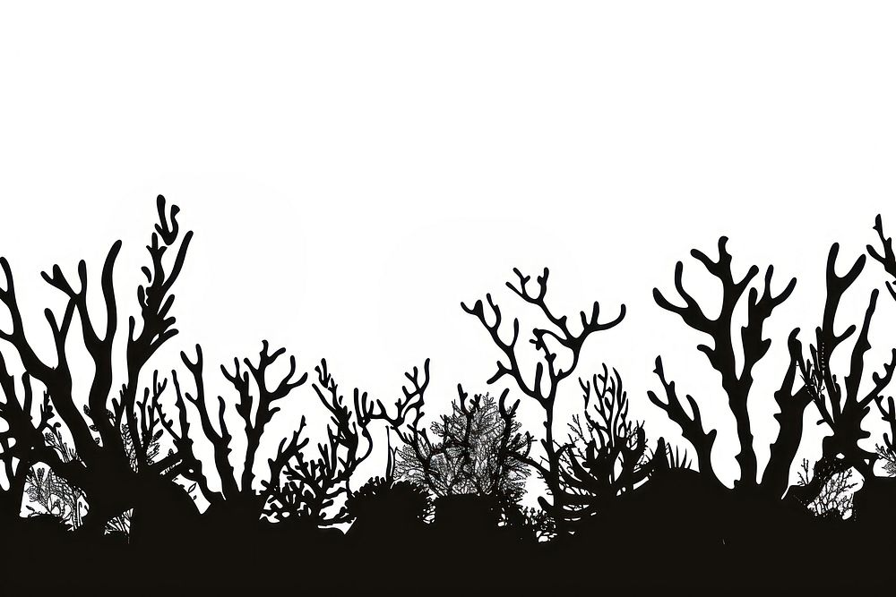 Coral reef silhouette clip art outdoors concert person.