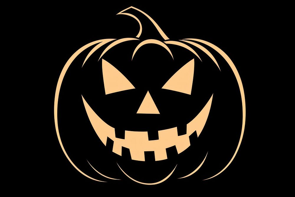 Halloween pumpkin silhouette jack-o-lantern astronomy festival.