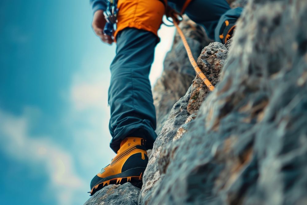 Extream Climber outdoors climbing recreation.