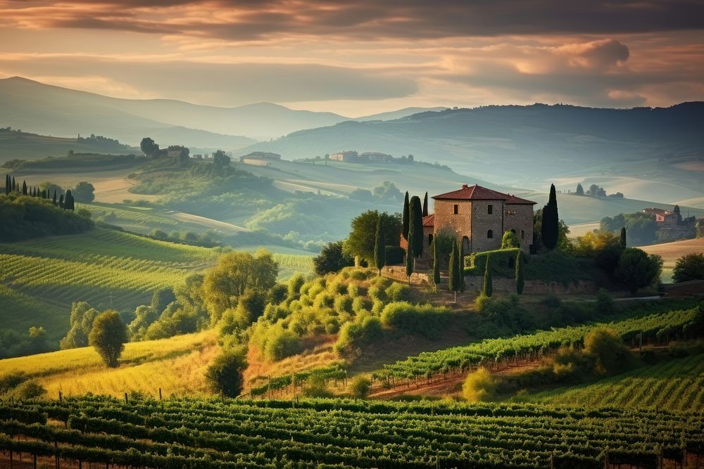 Chianti country countryside landscape outdoors.