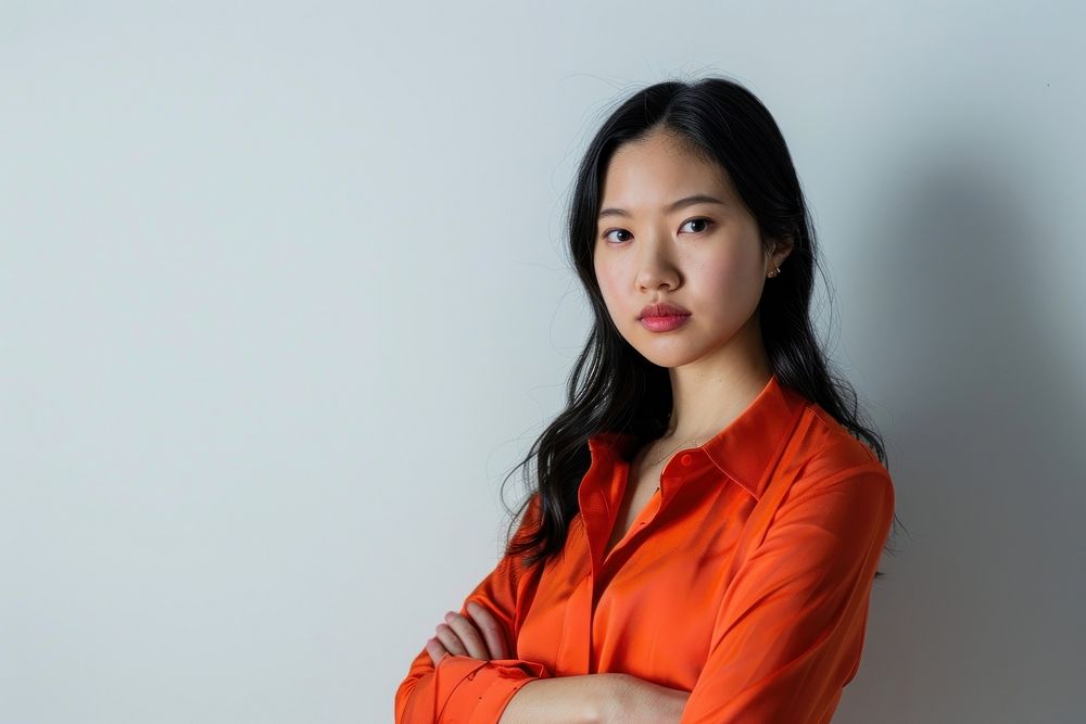 Asian businesswoman portrait adult photo.