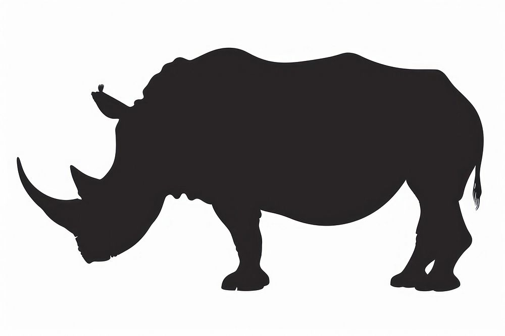 Rhino wildlife animal mammal.