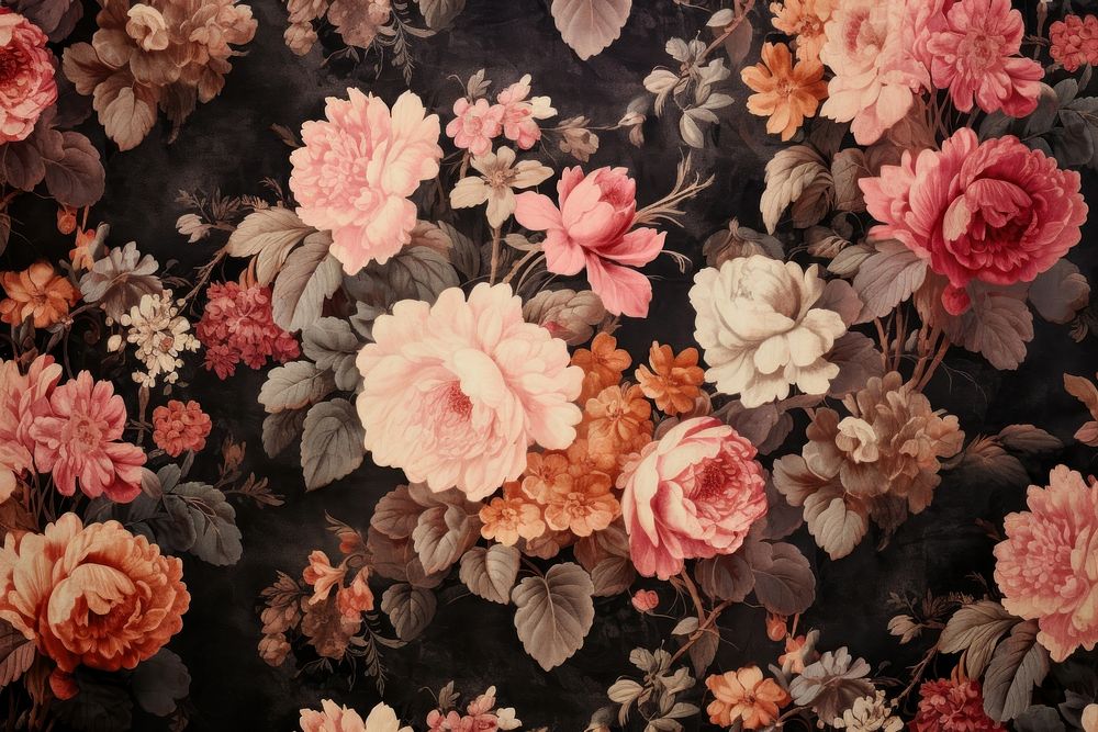 Victorian floral fabric texture accessories accessory painting.