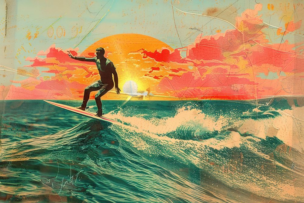 Ocean surfboard outdoors surfing.