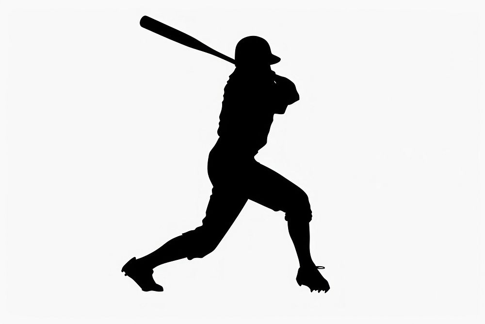 Baseball silhouette clip art softball clothing footwear.