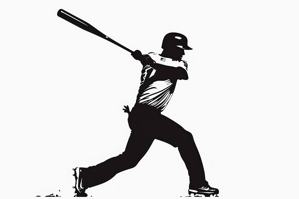 Baseball silhouette clip art ballplayer softball clothing.