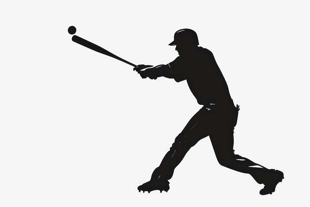 Baseball silhouette clip art clothing softball apparel.