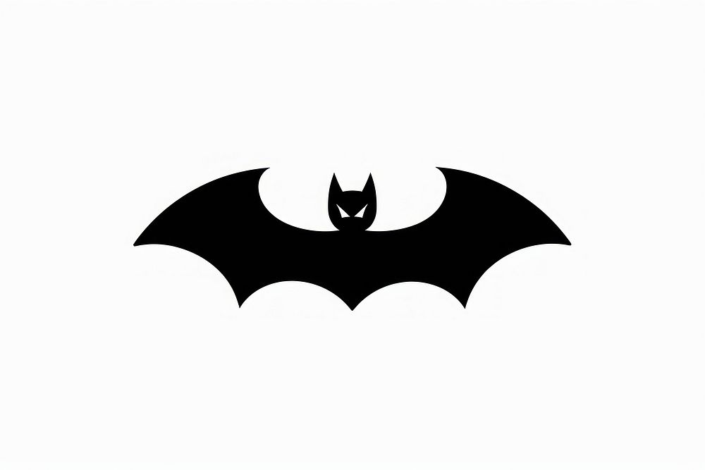 Bat icon silhouette clip art symbol logo batman logo.