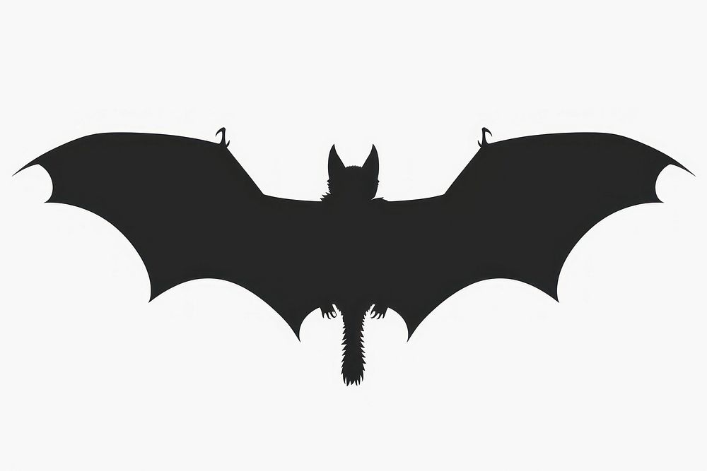 Bat silhouette clip art wildlife symbol animal.