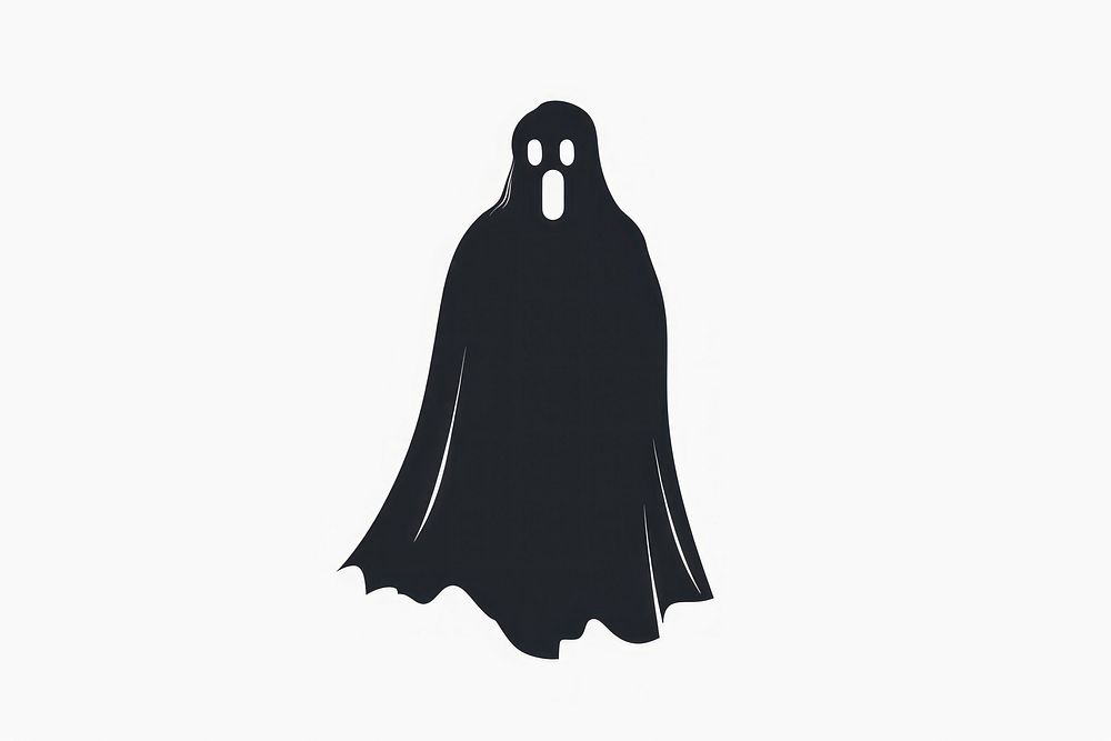 Ghost icon silhouette clip art clothing fashion apparel.