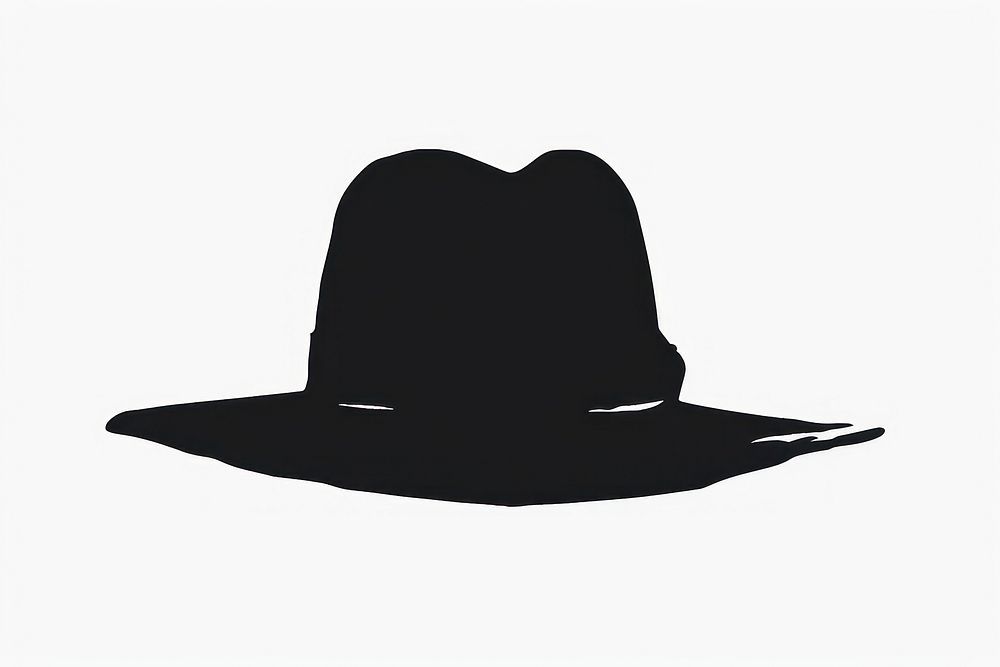 Hat silhouette clip art clothing | Free Photo Illustration - rawpixel