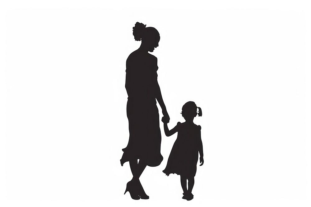 Mother silhouette clip art person female adult.