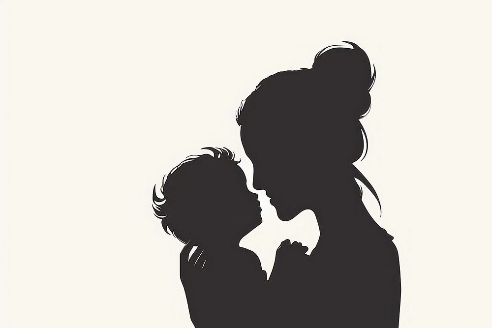 Mother silhouette clip art female person adult.