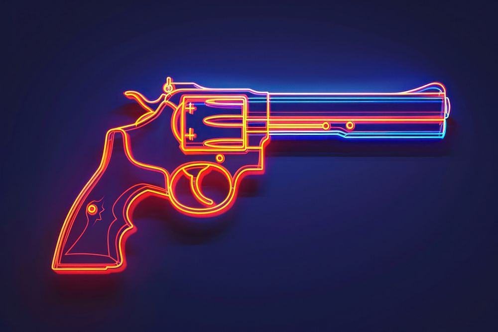 Long gun neon dynamite weaponry.