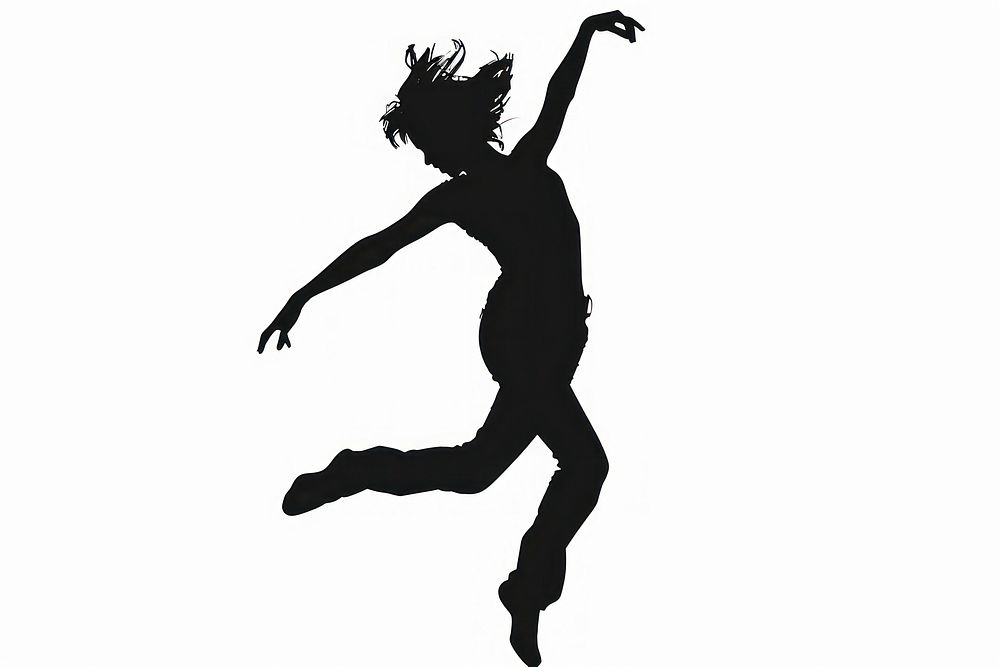 Dance silhouette clip art person recreation dancing.
