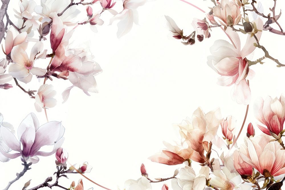 Pink and white flowers backgrounds outdoors blossom.